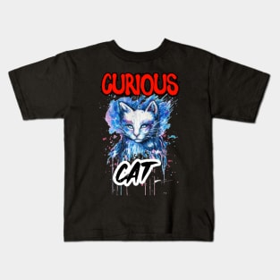 Curious Cat.Mug,Kids T-shirt, Hoodie, Men Women Kids T-Shirt
